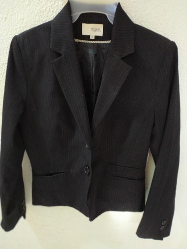 Saco Color Negro Blazer Para Dama