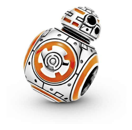 Berloque Robô Bb-8 Star Wars Prata 925 Legitima