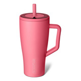 Brümate Era - 30oz Vaso Aislado 100% A Prueba De Fugas Color Rosa Chicle Liso