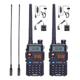 Baofeng Uv-5r 8w Radios De Mano Bidireccionales Radios Amat.