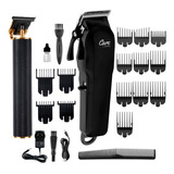 Set Peluqueria Maquina De Cortar El Pelo + Patillera Gadnic