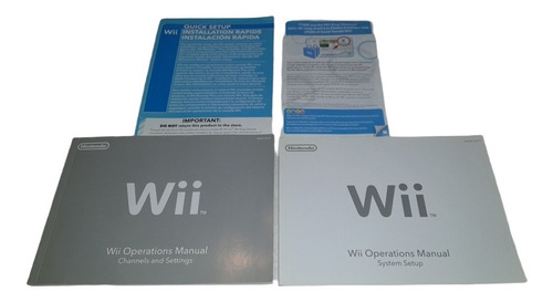 Manuales Originales De Consola Nintendo Wii