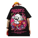 Playera De Estilo Chino Hip-hop Kung Fu Panda