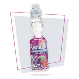 Refresco Ramune Japonesa Uva En Botella 200 ml Pack X 6