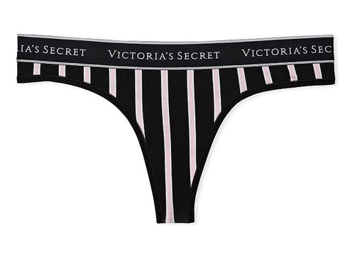 Thong/tanga Cotton Logo Victoria Secret