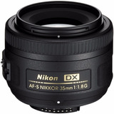 Lente Nikon 35mm F/1.8g Negro