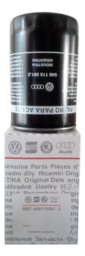 Filtro Aceite (original) Motor Audi