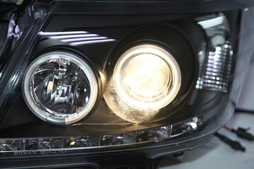 Faro Led Con Ojo De Angel Toyota Hilux 2012-2019 Foto 6