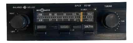 Radio Am Fm Motoradio Spix 50w Ars M22
