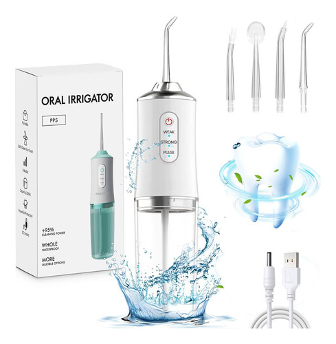 Cuidado Dental Irrigador Dental Dientes Limpiador De Dientes Color Blanco