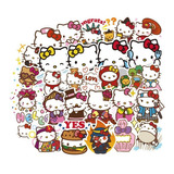 Hello Kitty 50 Calcomanias Stickers Pvc Contra Agua