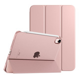 Funda Para iPad Mini 6 Timovopencil Charge Auto Rose Gold