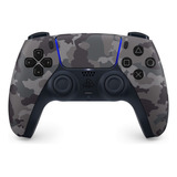 Joystick Inalámbrico Dualsense Ps5 Grey Camo Original Color Gray Camouflage