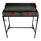 Plancha Parrilla Comal Tacos Acero Inox Mercainox 90x50x90