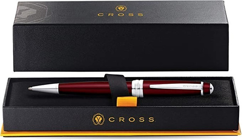 Boligrafos Cross Modelo Bailey Laca Roja Tinta Negra