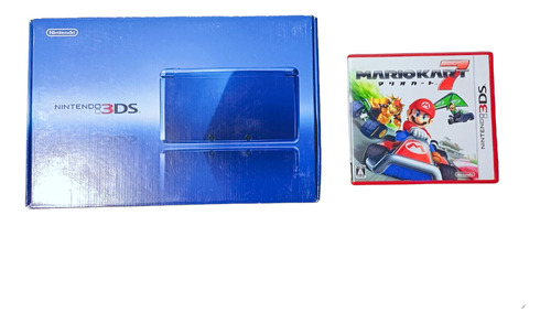 Nintendo 3ds Azul Edición Japonesa + Mario Kart 7