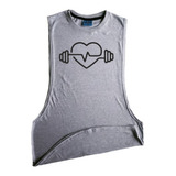 Musculosa Sudadera Heartbeat Gym Gimnasio Crossfit