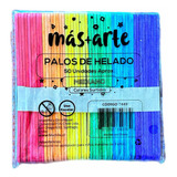 Palitos (palos) De Helado De Colores - Más+arte