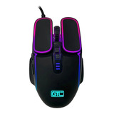 Mouse Gamer Con Luces Rgb Mgg-022 7 Botones 7200dpi Color Negro