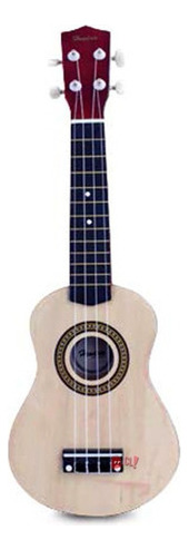 Ukulele 21 Pulgadas Con Funda Y Uñeta Color Natural - Ps