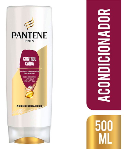 Acondicionador Pantene Pro-v Control Caída Botella De 500ml
