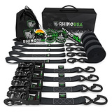 Kit De Correas De Trinquete Rhino Usa, Ganchos Tipo ''s''