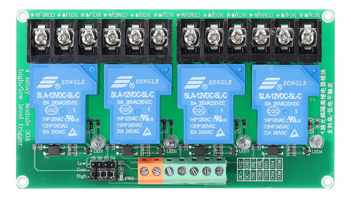 Relé Module 30a Optocoupled 5v 12v 24v