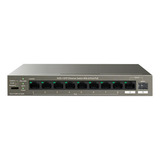 Switch Poe Sfp 10 Puertos Bocas Gigabit Tenda Teg1110pf-8-10