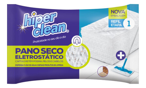 Pano De Limpeza Seco Eletrostático Hiper Clean