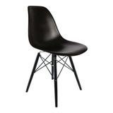 Set 4 Sillas Eames De Plástico Black - Económica - Por Irei