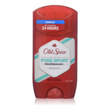 Old Spice Desodorante Sólido, Pure Sport, 2.25 Onzas (paqu.