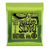 Encordoamento Guitarra 010 Regular Slinky Nickel Ernie Ball