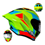 Casco Moto Integral Xtrong Deportivo Amarillo Ece2206 Dot