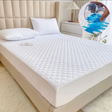 Cubrecolchon 1,5 Plaza, 100% Impermeable + Funda De Almohada