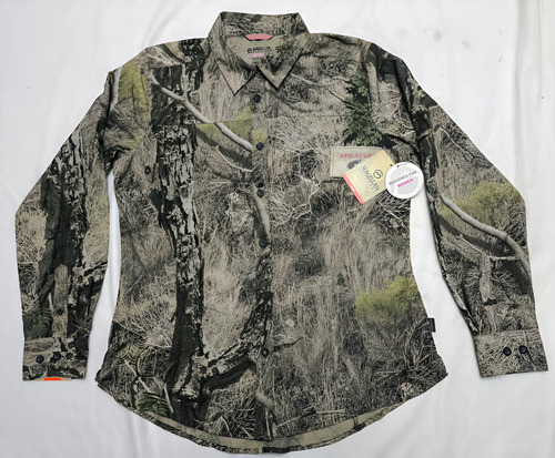 Blusa Dama Magellan Caceria Mossy Oak Rio Camo Camisa Pesca