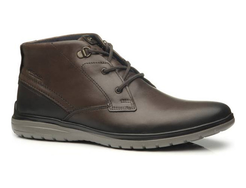 Bota Coturno Pegada Masculina Em Couro 125904