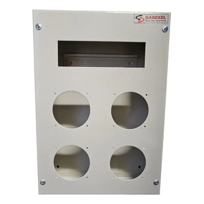 Gabinete Metálico 9 Mod Din P\u002F 4 Tomas 16a Industriales | Envío gratis