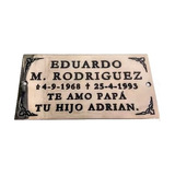 Placa Cementerio 15x8