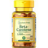 Beta-caroteno 10.000 Ui-100 Cápsulas De Gel Puritan's