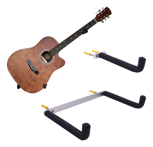 Yyst Soporte De Pared Para Guitarra Con Pantalla Inclinable 