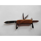 Victorinox Swiss Army Navaja Cafe Madera Made In Suiza