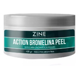 Zine Bromelina Mascara Enzimática Peeling Exfoliante 100g