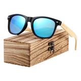 Gafas De Sol Polarizados De Madera De Bambú Unisex Con Caja