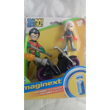 Figura Fisher-price Imaginext Ravager Con Moto Teen Go Titans