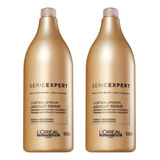 Kit 2 Shampoo Loreal Absolut Repair Cortex Lipidium 1500ml