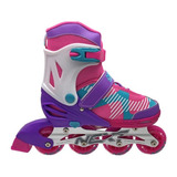 Patines Next En Línea Ajustables Niña Talla L 23 - 25 Cm