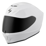 Casco Scorpion Exo Exo-r420 Full-face Blanco Brilloso