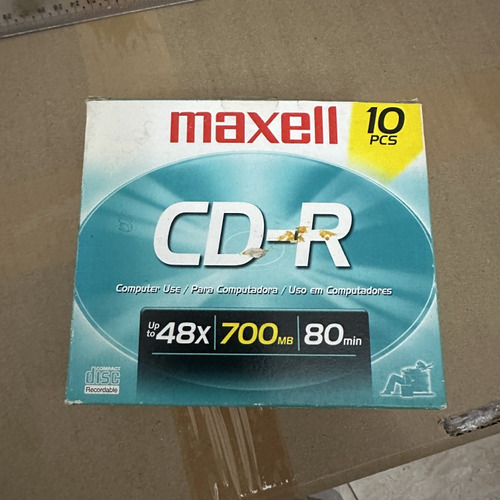 Caixas De Cd Virgem Maxell