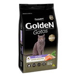 Alimento Golden Premium Especial Para Gato Adulto Sabor Salmão Em Sacola De 1kg