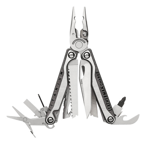 Cortaplumas Leatherman Charge Tti Plus Herramienta Funda Color Titanio